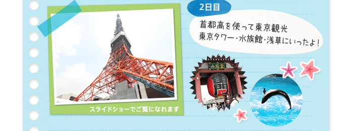 首都高を使って東京観光 東京タワー・水族館・浅草にいったよ！